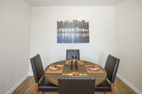 Dickinson apartment for rent - Image of hardwood dining room