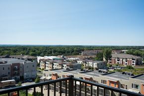 Madison apartment for rent - a view of the city from the balcony of a apartment building