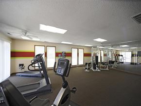 Fayetteville apartment for rent - the gym in our apartments has plenty of equipment