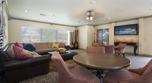 Conway apartment for rent - a living room with couches and chairs and a table