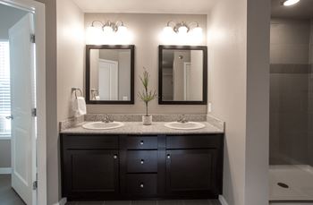 Double sinks in master bath