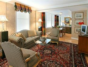 Richmond condo for rent - a living room filled with furniture and a rug