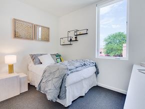 Boise apartment for rent - Comfortable Bedroom With Large Window at The Watercooler Apartments, Boise, ID