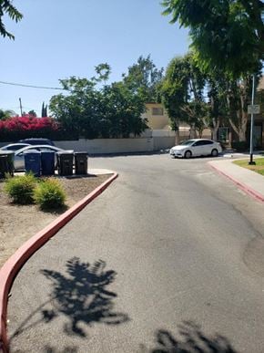 North Hollywood apartment for rent - a street with a car parked on the side of it