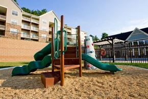 Staunton apartment for rent - a playground with a slide and other toys