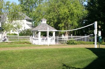 Sand volleyball court