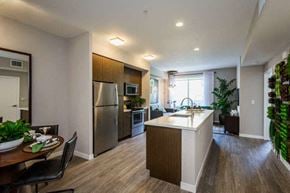 San Jose apartment for rent - Kitchen with stainless steel appliances
