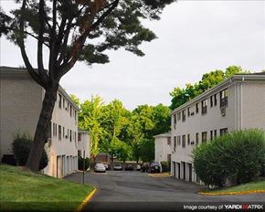 North Plainfield apartment for rent - A tree is in front of a building.
