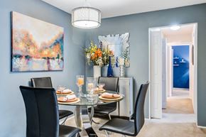 Silver Spring apartment for rent - a dining room with a table and chairs