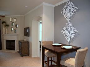 Irving apartment for rent - a dining room with a table and chairs