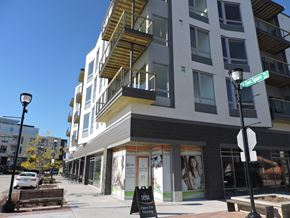 Oak Creek apartment for rent - a new apartment building on the corner of a city street