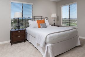 San Diego apartment for rent - Bedroom with windows at Mission Trails Apartments San Diego, San Diego, CA