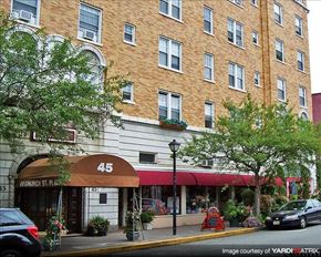 Montclair apartment for rent - A building with the number 45 on it.