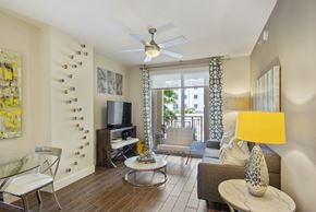Coral Gables apartment for rent - Model Living Room