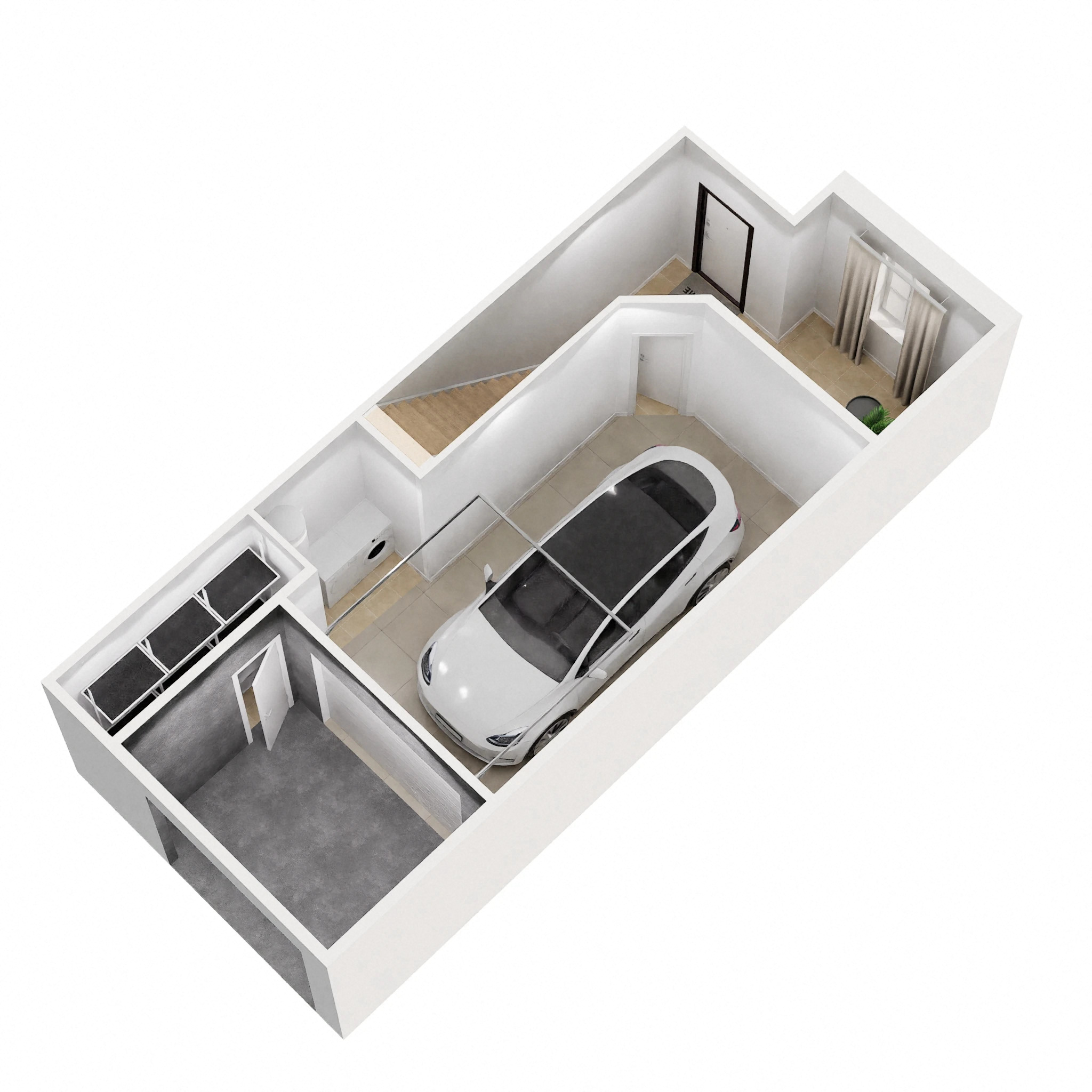 Floor plan for 2 beds, 2 baths, 1423 sqft