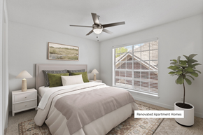 Houston apartment for rent - Renovated Bedroom