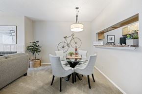 Dallas apartment for rent - our apartments offer a dining room with a table and chairs