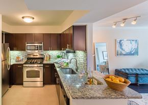Washington apartment for rent - Westbrooke Place Model Kitchen and Living