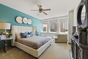 Dallas apartment for rent - Model Bedroom Space