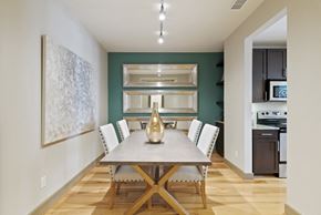 Dallas apartment for rent - Model Dining Room Space