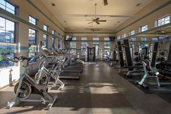 Fitness studio offering star trac- e series equipment