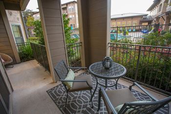 Private patio or balcony