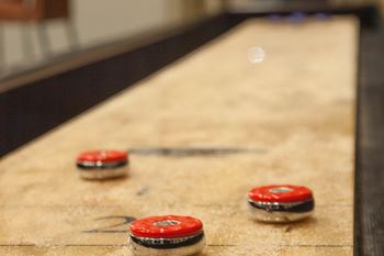 Game room with classic table games and flat screen tv's