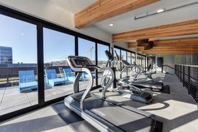 Seattle apartment for rent - Fitness Center with Treadmills at Rivet Apartments, Seattle, WA
