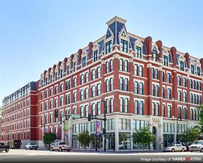 Wichita apartment for rent - a large red brick building on the corner of a street