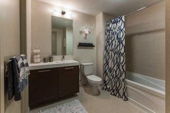 Spacious bathrooms