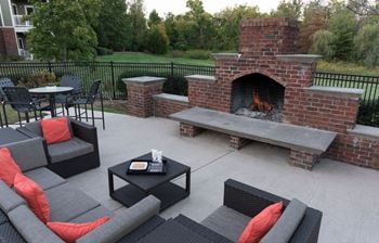 Outdoor-fireplace