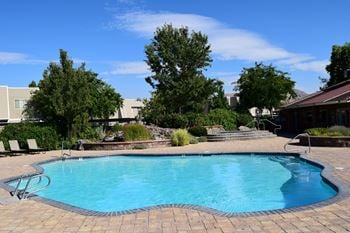 Resort-style zero-entry pool 