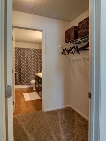 Walk in closet; extra storage