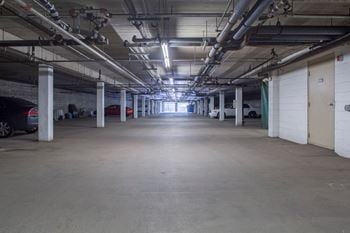 Heated underground parking