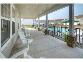 Sundeck with seating