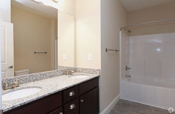 Granite countertops in all kitchen and baths