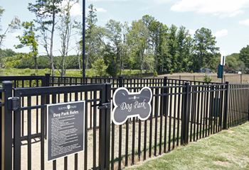 Dog park on site