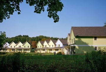 Northampton apartment for rent - a row of houses in front of a field