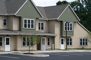Easthampton apartment for rent - a large house with a street in front of it
