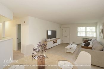 Spacious living room