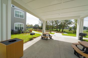 Mary eaves pavilion with grills