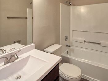Renovated bath at waterman's crossing apartments in newport news, va 