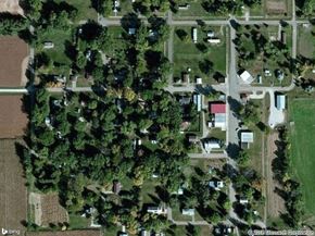 Rosalie apartment for rent - an aerial view of a neighborhood with trees and houses