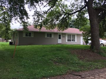 Rosalie apartment for rent - a remodeled house with a yard and trees
