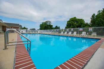 Lounging by the pool at waterstone place apartments, indianapolis, in