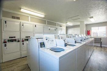 Laundry facilities at waterstone place apartments, indiana