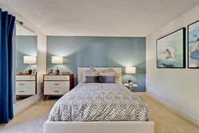 San Jose apartment for rent - Apartments For Rent In San Jose, CA - Villas Willow Glen - Spacious Bedroom With High Ceilings And Carpet Flooring