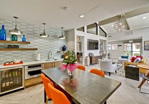 San Jose apartment for rent - Clubhouse kitchen area  l Terra Willow Glen