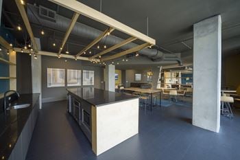 Lofts at lavilla hospitality area