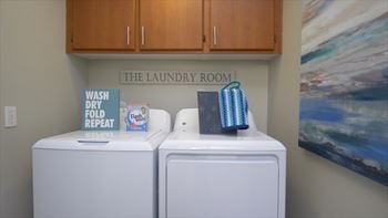 Full-size washer/dryer
